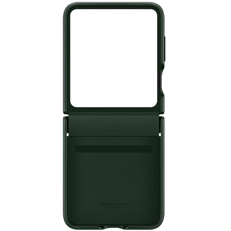 Фото Кожаный чехол Leather Case (AAA) для Samsung Galaxy Z Flip5 (Green) на vchehle.ua