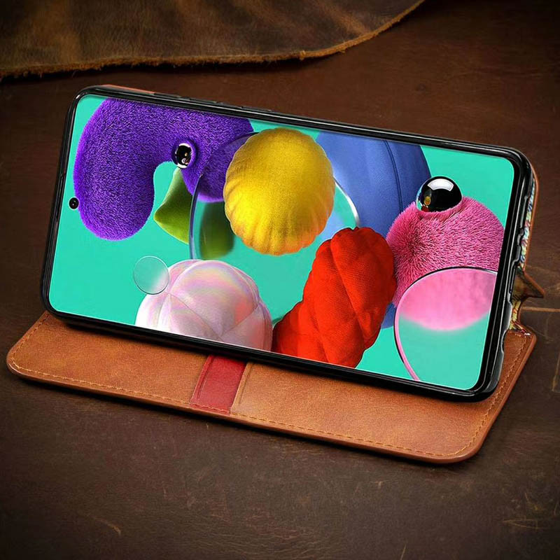 Шкіряний чохол книжка GETMAN Cubic (PU) на Xiaomi Redmi 9 (Коричневий) в магазині vchehle.ua