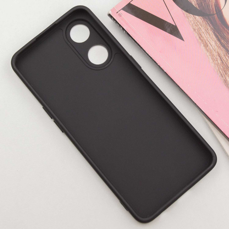 Фото Силіконовий чохол Candy Full Camera на Oppo Reno 8 T 4G (Чорний / Black) в маназині vchehle.ua