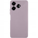 Чехол TPU GETMAN Liquid Silk Full Camera для ZTE Nubia V60 (Серый / Lavender)