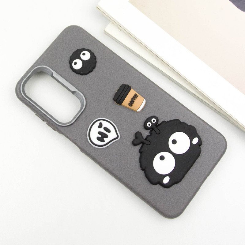 Фото Чехол TPU Leather Toys для Samsung Galaxy A15 4G/5G / M15 5G (Monster / Grey) в магазине vchehle.ua