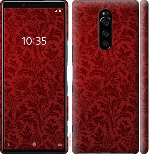 

Чехол Чехол цвета бордо для Sony Xperia XZ4 698563