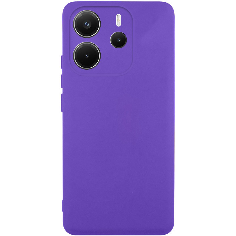 Чохол Silicone Cover Lakshmi Full Camera (AAA) на Xiaomi Redmi Note 14 4G (Europe version) (Фіолетовий / Amethyst)