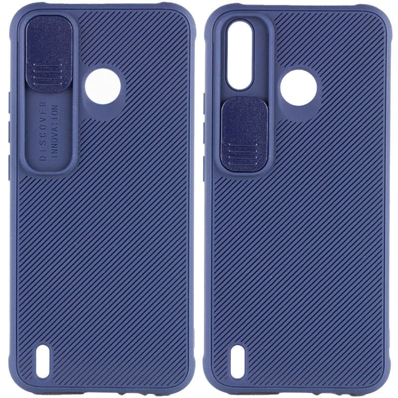 

Чехол Camshield TPU со шторкой защищающей камеру для TECNO Spark 6 Go (Синий) 1148138