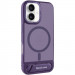 TPU+PC чехол Stand case для Apple iPhone 16 (6.1") (Purple)