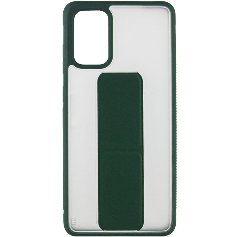 

Чехол TPU+PC Hand holder для Samsung Galaxy S20+ (Dark green) 1091358