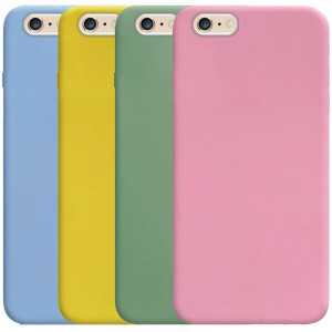 Силиконовый чехол Candy для iPhone 6s plus (5.5'')