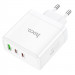 Фото СЗУ Hoco N30 Glory PD65W (2Type-C/1USB) (White) в магазине vchehle.ua