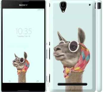 

Чехол Модная лама для Sony Xperia T2 Ultra Dual D5322 753213