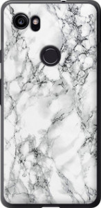 Чехол Мрамор белый для Google PixeL 2 XL