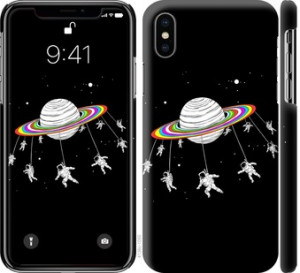 Чехол Лунная карусель для iPhone X