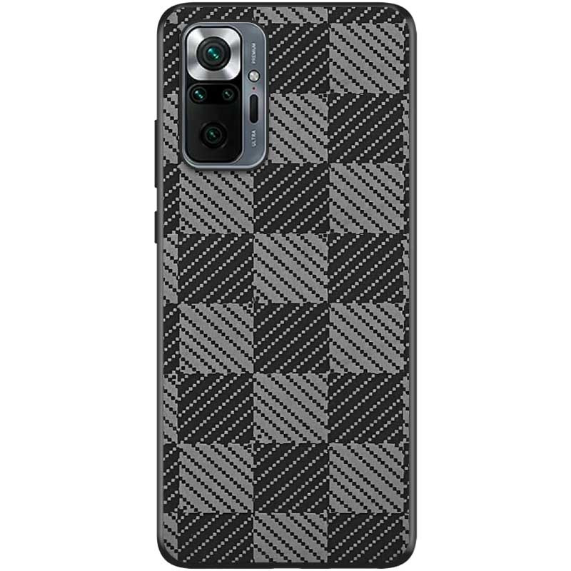 Чехол TPU+PC Grid для Xiaomi Redmi Note 10 Pro / 10 Pro Max (Cube)