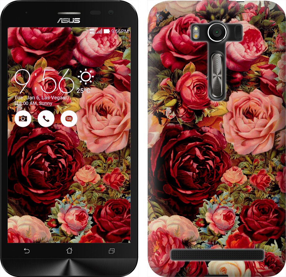 

Чохол Квітучі троянди на Asus ZenFone 2 Laser ZE500KL 235963