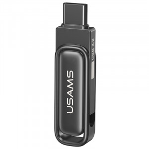 Флеш накопитель USAMS US-ZB348 USB3.2 Type-C High-Speed Flash Drive With Dual Ports 128Gb