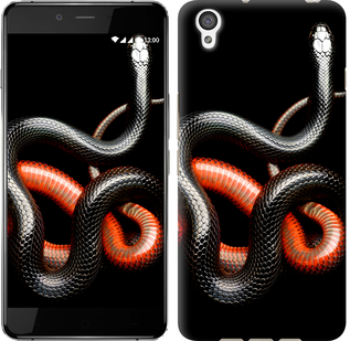 

Чехол Красно-черная змея на черном фоне для OnePlus X 482358