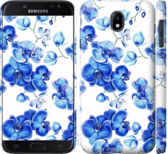 

Чехол Голубые орхидеи для Samsung Galaxy J7 J730 (2017) 724915