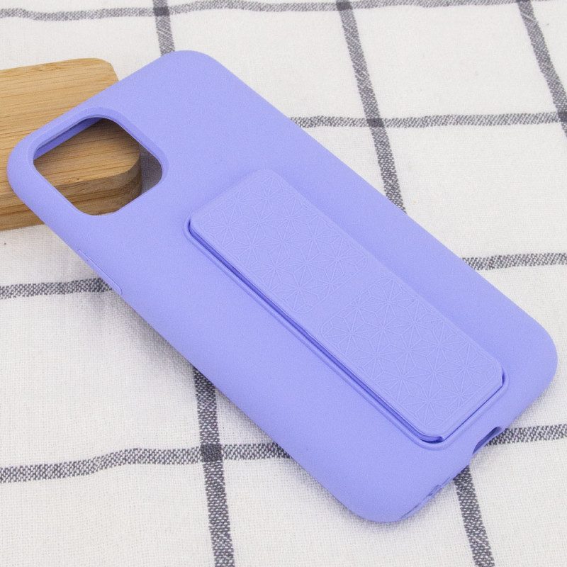 Купить Чехол Silicone Case Hand Holder для Apple iPhone 11 Pro (5.8") (Сиреневый / Dasheen) на vchehle.ua