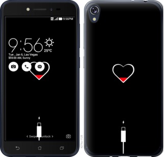 

Чехол Подзарядка сердца для Asus ZENFONE Live ZB501KL 721541