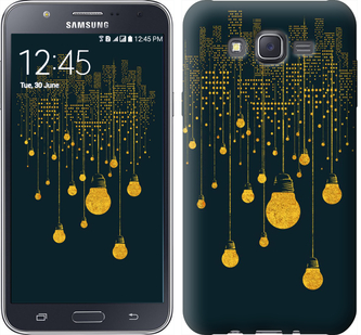 

Чехол Иллюстрация ночного города для Samsung Galaxy J7 J700H 592201
