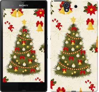 

Чехол Новогодняя елка для Sony Xperia Z C6602 450988