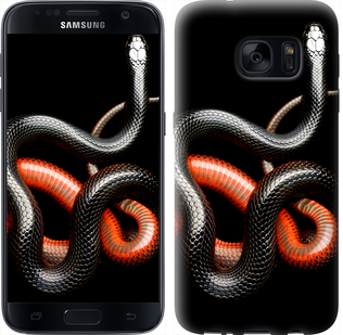 

Чехол Красно-черная змея на черном фоне для Samsung Galaxy S7 G930F 481944