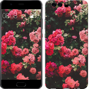 

Чехол Куст с розами для Huawei P10 639404