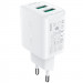 МЗП Acefast A33 QC18W (USB-A+USB-A) dual port (White)