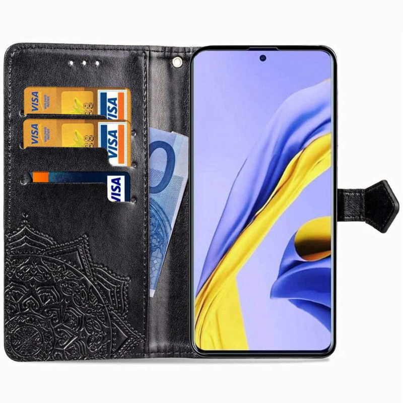 Заказать Кожаный чехол (книжка) Art Case с визитницей для Samsung Galaxy A51 (Черный) на vchehle.ua