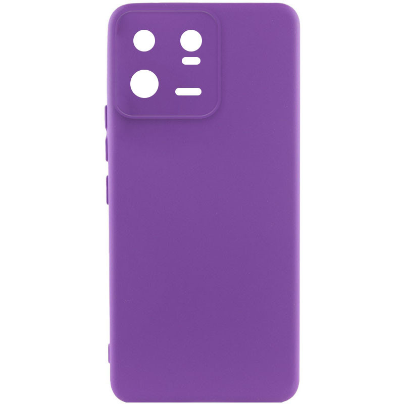 Чохол Silicone Cover Lakshmi Full Camera (A) на Xiaomi 13 Pro (Фіолетовий / Purple)