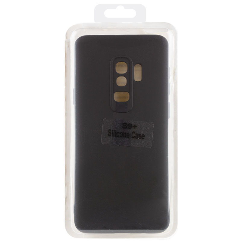 Купити Чохол Silicone Cover Lakshmi Full Camera (A) на Samsung Galaxy S9+ (Чорний / Black) на vchehle.ua