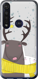 

Чехол Лось и зайка для Motorola G8 Plus 1661944