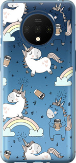 

Чехол Единорог и кофе для OnePlus 7T 1607440