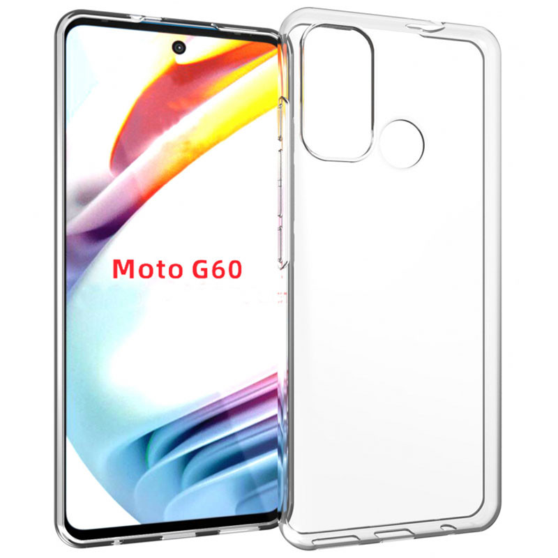 TPU чехол Epic Transparent 1,5mm для Motorola Moto G60 (Бесцветный (прозрачный))