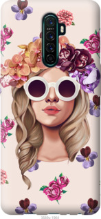 

Чехол Девушка с цветами v2 для Oppo Reno Ace 1115450