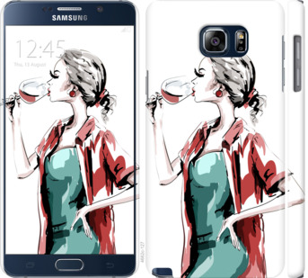 

Чохол Дівчина з келихом на Samsung Galaxy Note 5 N920C 841369