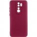 Чехол Silicone Cover Lakshmi Full Camera (AA) для Xiaomi Redmi Note 8 Pro (Бордовый / Marsala)