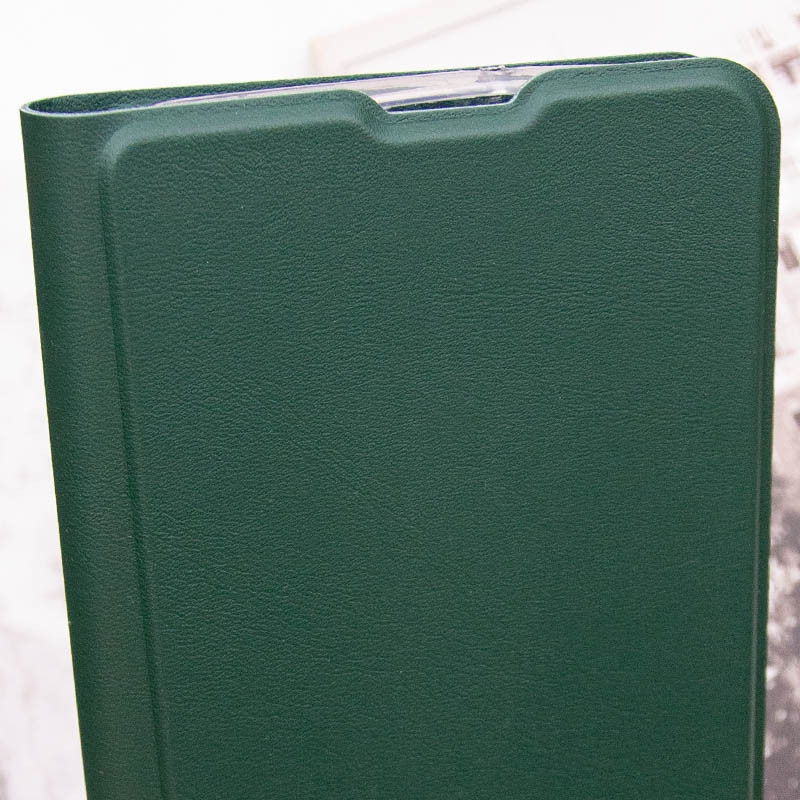 Заказать Кожаный чехол-книжка GETMAN Elegant (PU) для Xiaomi Redmi 13 4G / Poco M6 4G (Зеленый) на vchehle.ua