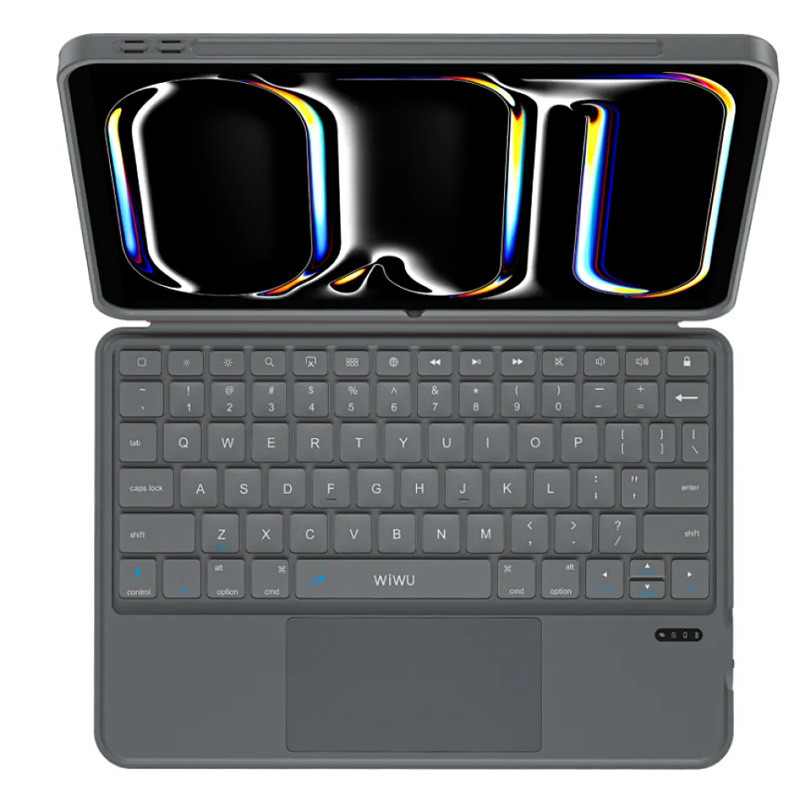 Чехол-клавиатура WIWU MK-005 3 in 1 for iPad Air 10.9'' (2020-2022)/Air 11'' (2024) (Grey) в магазине vchehle.ua
