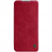 Кожаный чехол-книжка Nillkin Qin Series для Xiaomi Redmi 9 (Красный)
