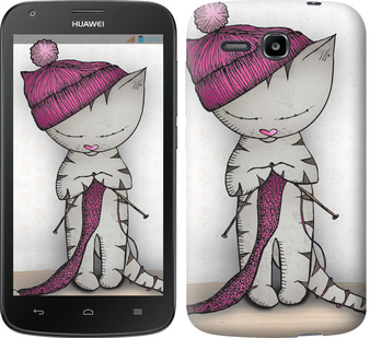 

Чохол Кішка рукодільниця на Huawei Ascend Y600 584415