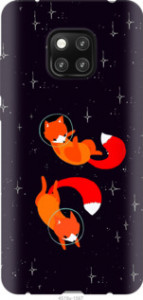 Чехол Лисички в космосе для Xiaomi Poco X3