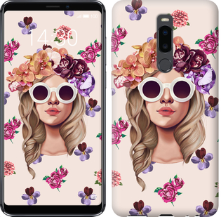 

Чохол Дівчина з квітами v2 на Meizu Note 8 690581