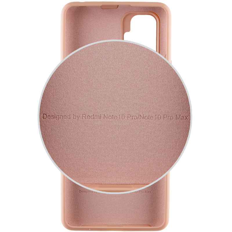 Фото Чехол Silicone Cover Full Protective (AA) для Xiaomi Redmi Note 10 Pro / 10 Pro Max (Розовый / Pink Sand) в магазине vchehle.ua