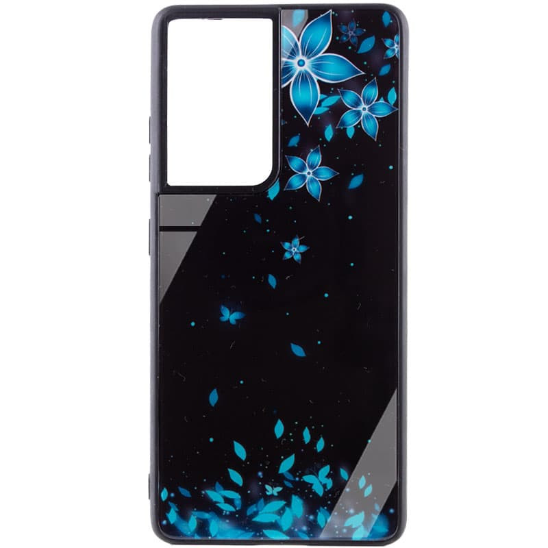 TPU+Glass чехол Diversity для Samsung Galaxy S21 Ultra (Bloom)