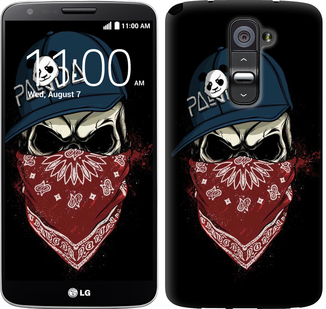 

Чохол Череп в кепці на LG G2 358471