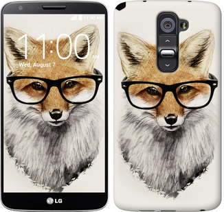 

Чохол Лис в окулярах на LG G2 634388