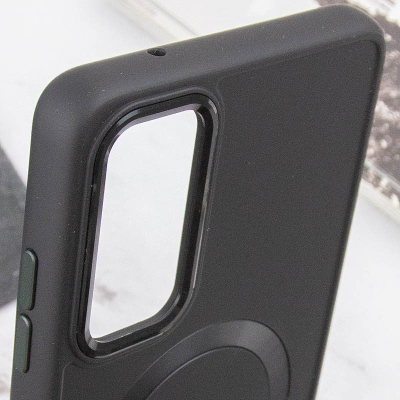 Купити TPU чохол Bonbon Metal Style with Magnetic safe на Samsung Galaxy S21 FE (Чорний / Black) на vchehle.ua