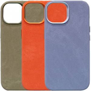 Чохол Denim with Magnetic safe на Apple iPhone 14 (6.1")