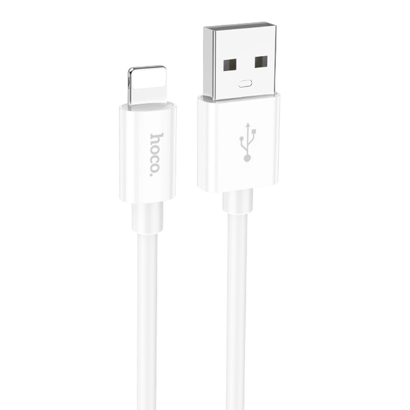 Дата кабель Hoco X87 Magic silicone USB to Lightning (1m) (White)