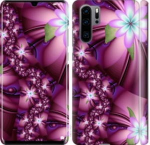 Чехол Цветочная мозаика для Huawei P30 Pro